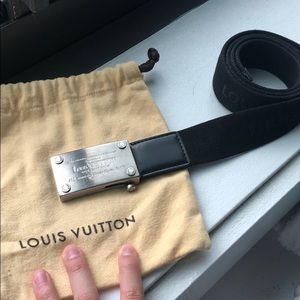 Louis Vuitton Ceinture Bengal Inventeur Black Belt
